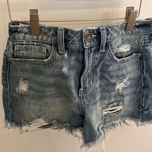 ripped jeans shorts
